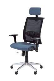 Кресло Плаза ПП ткань алюминий